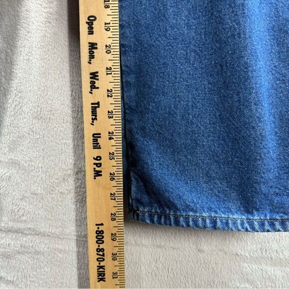 L.L. Bean Flannel Lined‎ Comfort Waist Jeans Bake Denim Men’s 42x29 - Picture 5 of 7